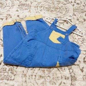Vintage healthtex overalls color block-18 months